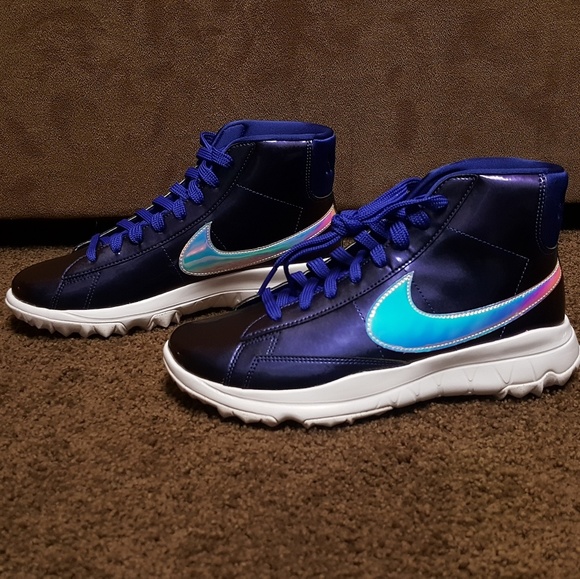 NEW Nike Womens Blazer Golf Shoes Deep Purple Sz 8